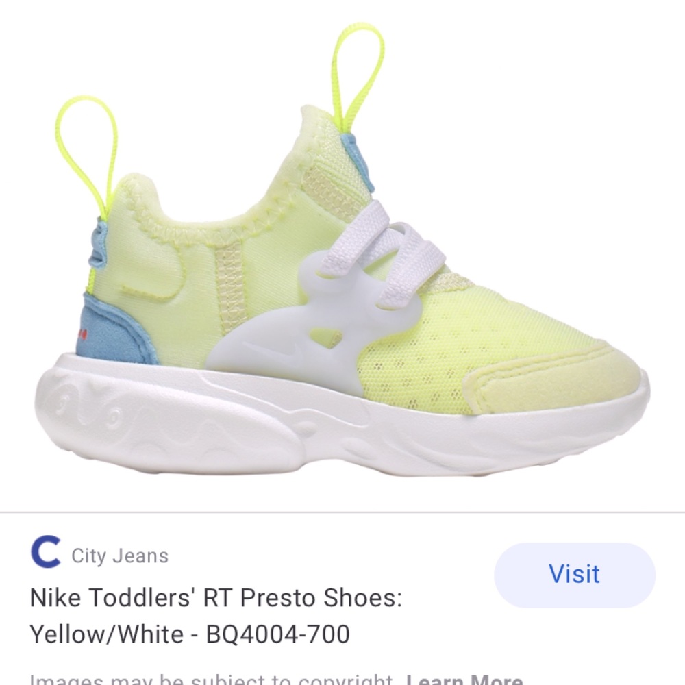 Nike’s Toddler RT Presto Shoes